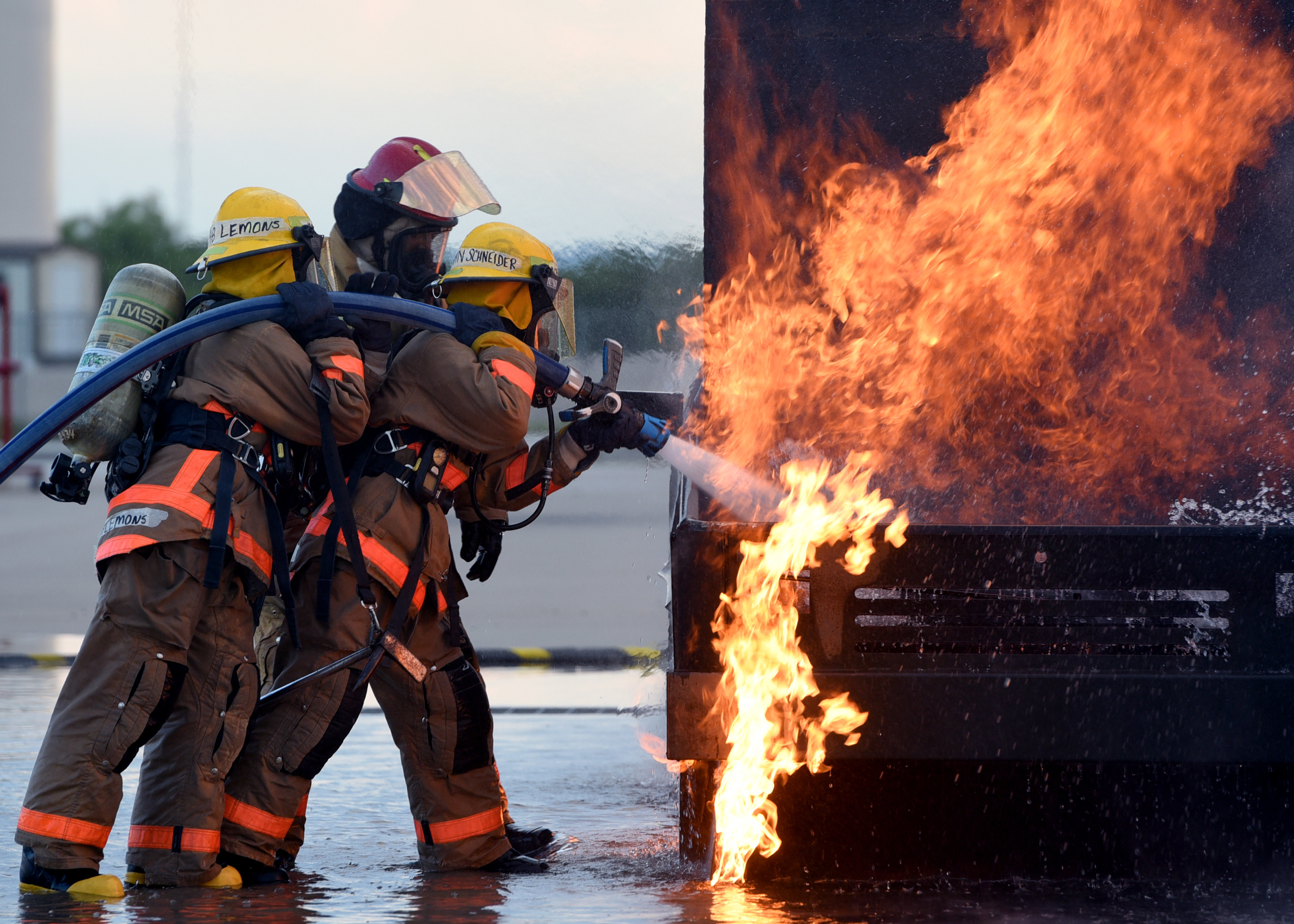 Students at the Fire Academy